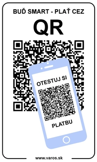 Testovací QR kód pre platbu