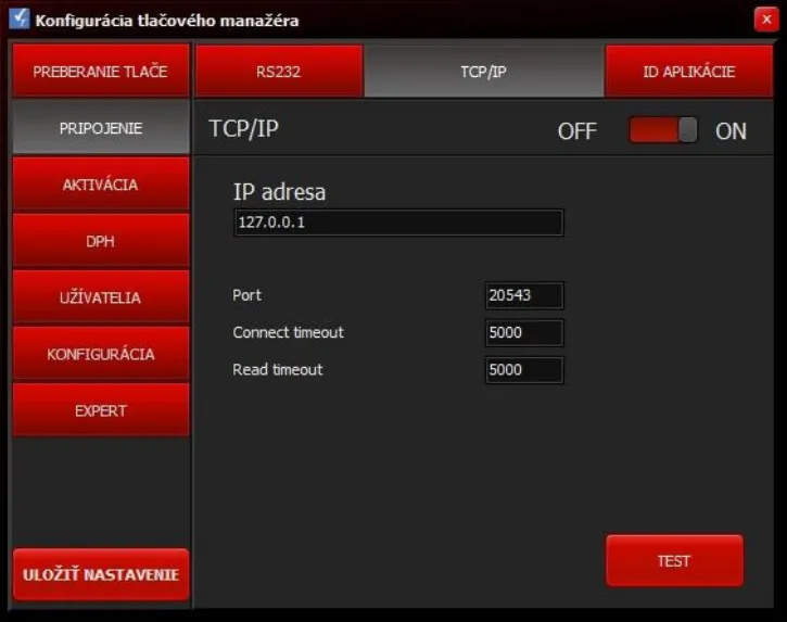 TM5000WIN TCP/IP