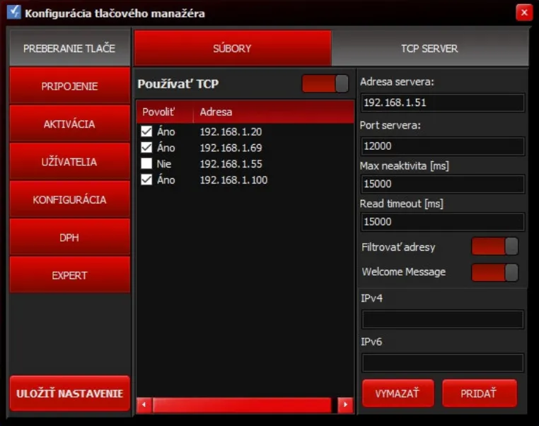 TM5000WIN TCP Server