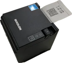 QR na prídavnej tlačiarni