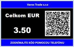 QR kód na monitore